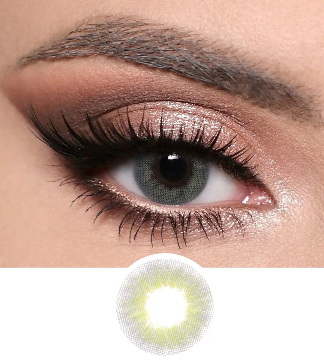 Optiano – Contact Lenses – Amber Gray